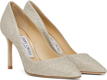 Sneakers og sko Jimmy Choo Jimmy Choo Romy 85 Glitter Heels Metalisk | ROMY 85 DGZ, 3