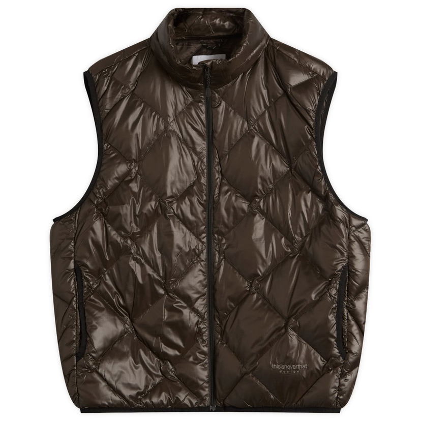 Vest thisisneverthat PERTEX Light Down Vest Brun | TN253OOWVH02-BLK