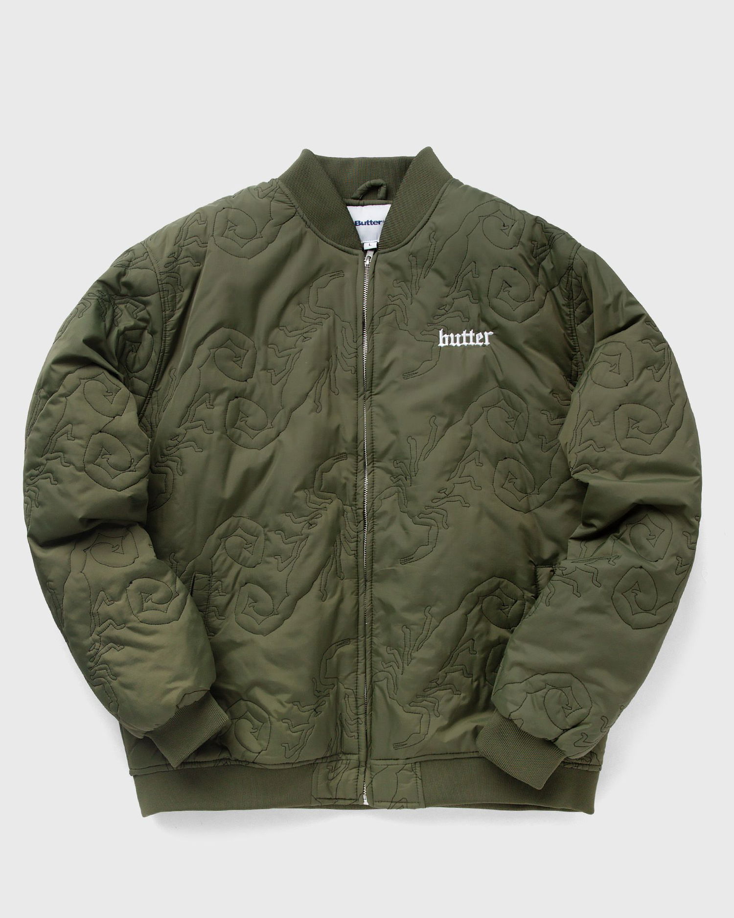 Bomberjakke Butter Goods Scorpion Jacket Grøn | P11106, 0