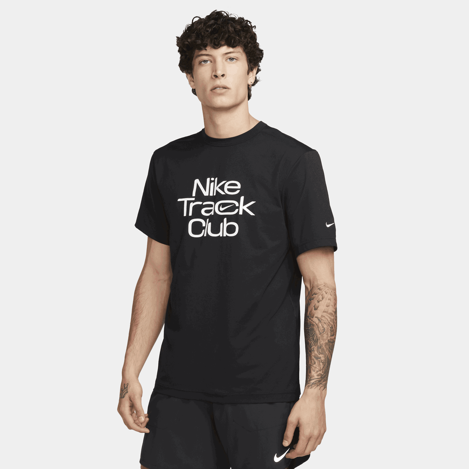 T-shirt Nike Dri-FIT Track Club Tee Sort | FB5512-010, 0