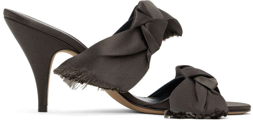 Sneakers og sko The Row Vika Knot Heeled Sandals Grå | F1569-W326