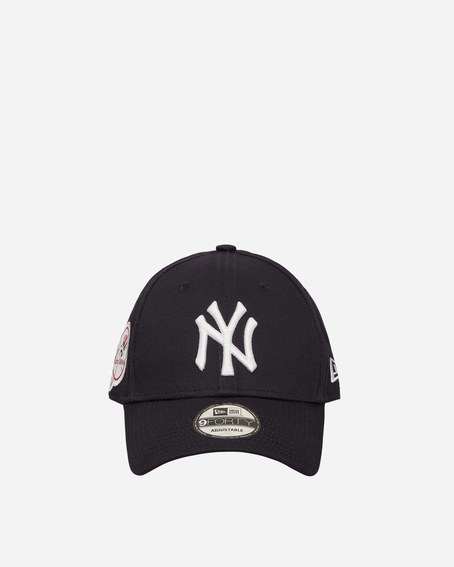 Kasket New Era New York Yankees Team Side Patch 9FORTY Adjustable Cap Mørkeblå | 60364390 NVYWHI, 0