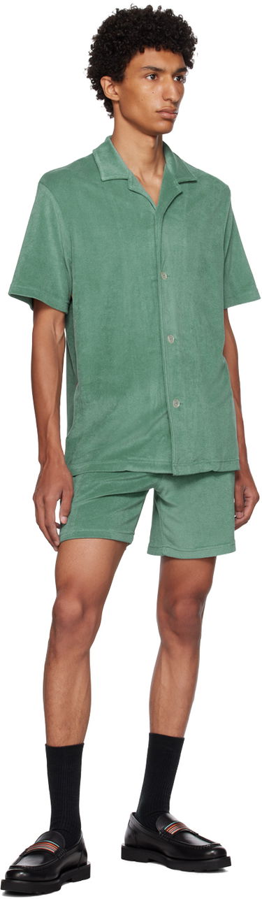 Shorts Paul Smith Paul Smith Terry Lounge Shorts Grøn | M1A-377-MU477, 3