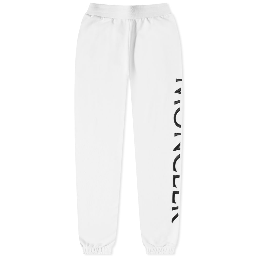 Joggingbukser Moncler Side Logo Sweat Pant Hvid | 8H000-03-809KR-001, 0