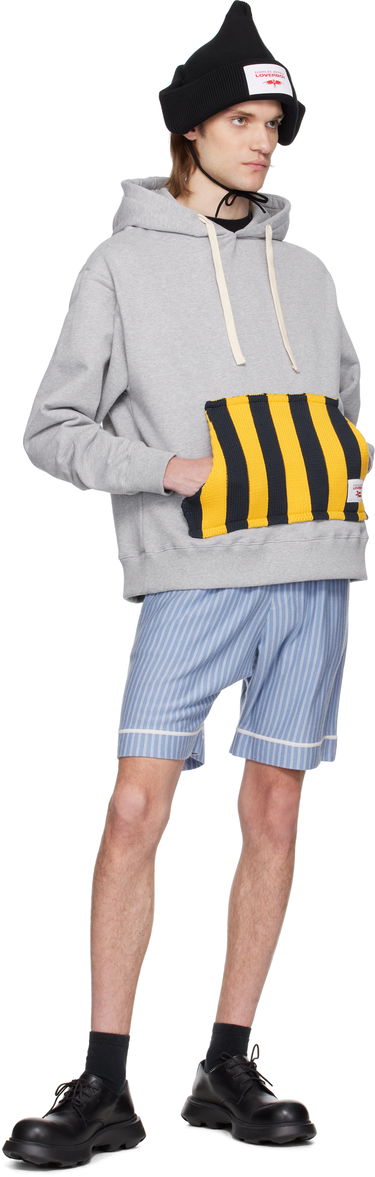 Shorts Charles Jeffrey Loverboy Charles Jeffrey LOVERBOY Knitted Pajama Shorts Blå | 54040201, 3
