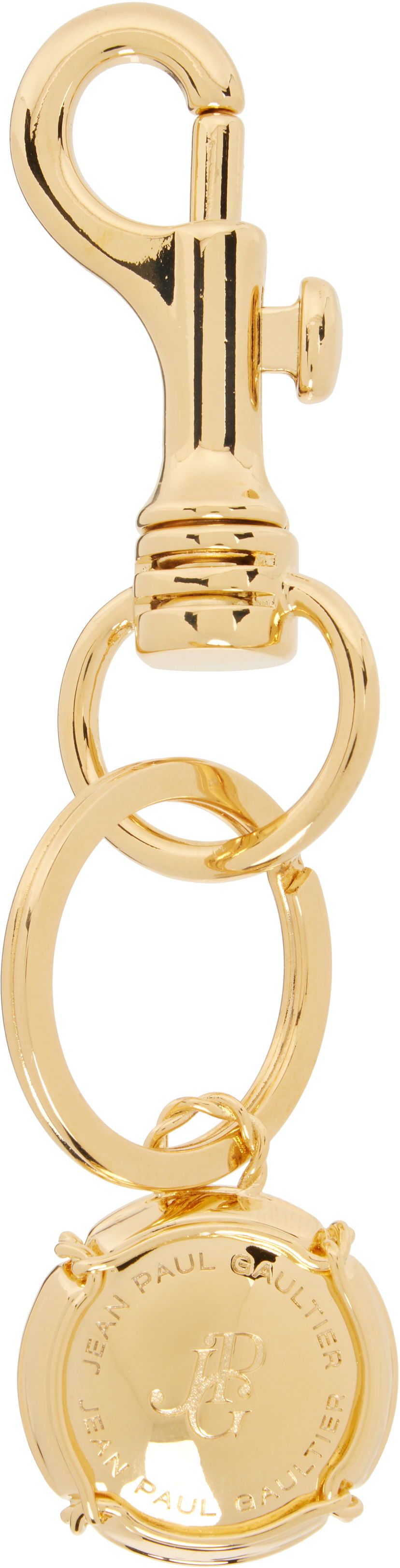 Nøgleringe Jean Paul Gaultier Jean Paul Gaultier 'The Champagne' Keychain Metalisk | 25/03-W-JW009-X053-92