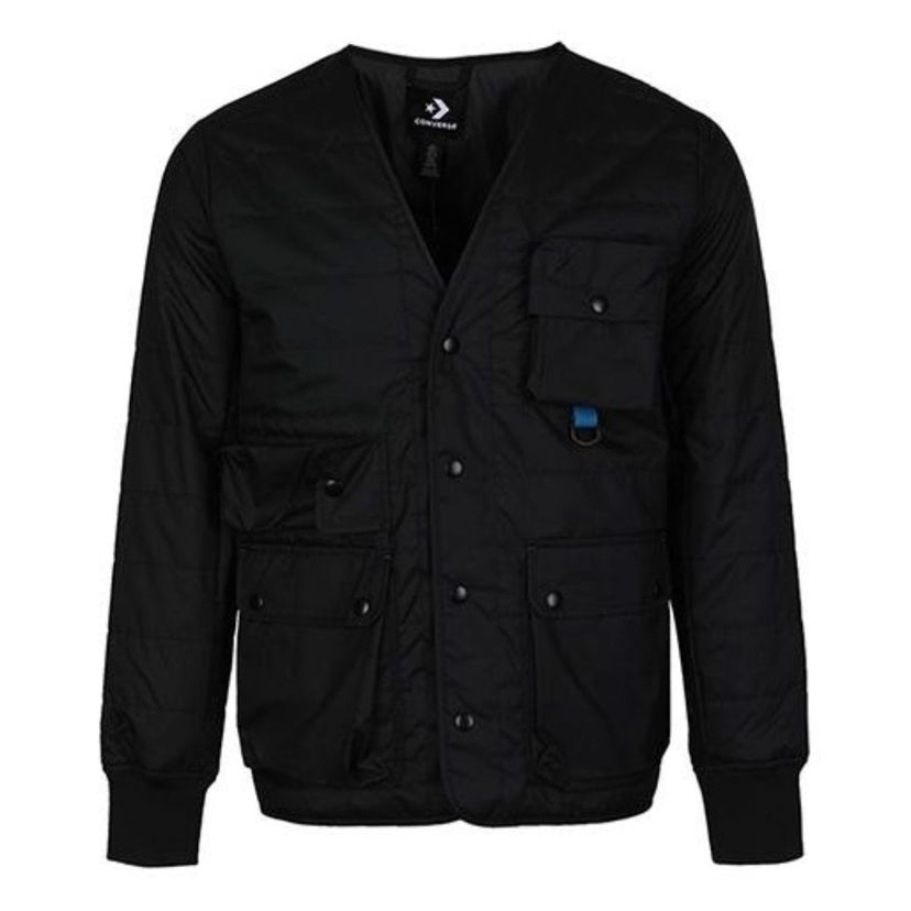 Vest Converse Chuck Taylor Seasonal Woven Jacket Sort | 10019990-A01