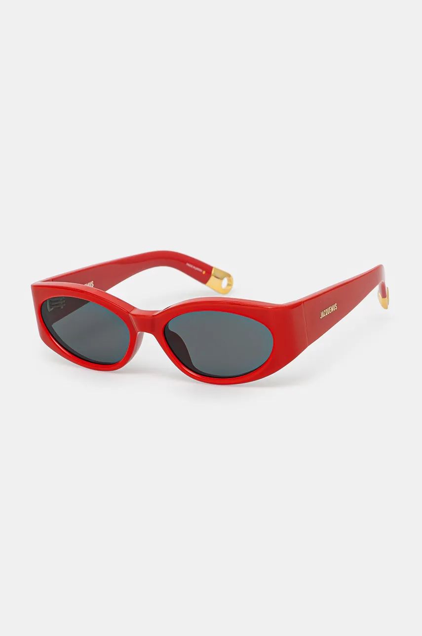 Solbriller Jacquemus OVALO Sunglasses Rød | JAC4C8SUN, 0
