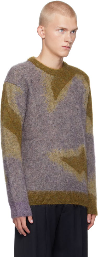 Sweater Paul Smith Paul Smith Photogram Leaves Mohair-Blend Sweater Flerfarvet | M1R-923Y-N02512-10, 1