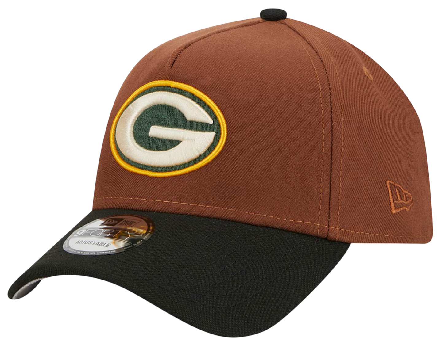 Kasket New Era New Era Green Bay Packers 9Forty Adjustable Cap Brun | 60426649-60426649, 0