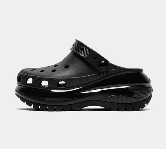 Sneakers og sko Crocs Classic Mega Crush Clog W Sort | 207988-001, 0