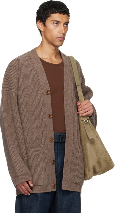 Sweater LEMAIRE Lemaire Cardicoat Knit Cardigan Brun | CO1139 LK107, 1