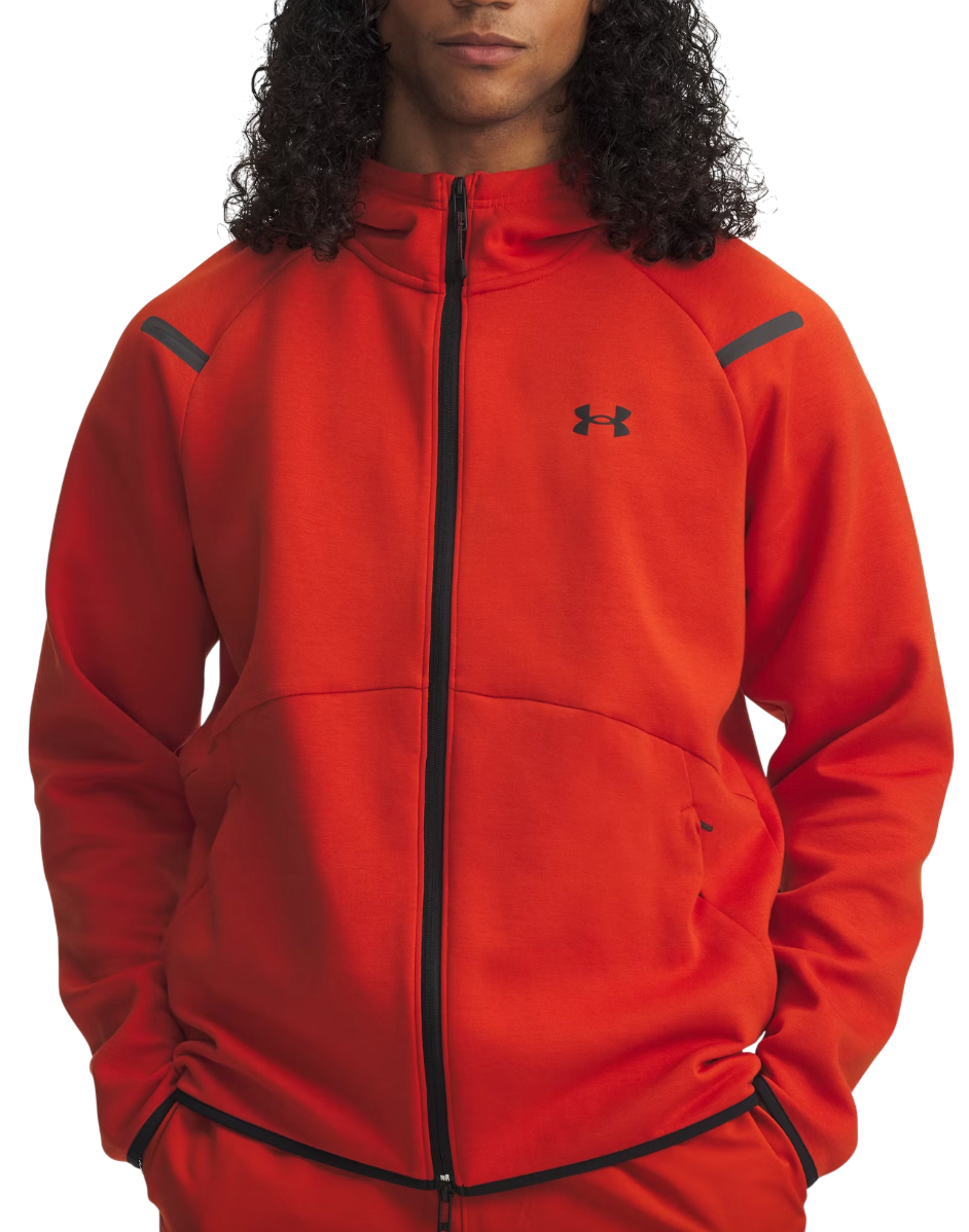 Sweatshirt Under Armour Unstoppable Fleece Full-Zip Hoodie Orange | 1389352-842, 0