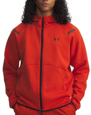 Sweatshirt Under Armour Unstoppable Fleece Full-Zip Hoodie Orange | 1389352-842, 0