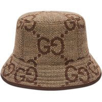 Hat Gucci GG Coat Bucket Hat Brun | 778869-4HA7C-2064, 2