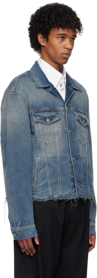 Jakke Maison Margiela MM6 Maison Margiela Raw Edge Denim Jacket Blå | SH0AM0047 M30017, 1