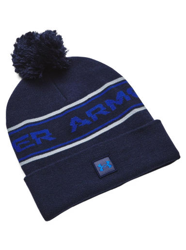 Beanie Under Armour UA Halftime Pom Mørkeblå | 1379985-410