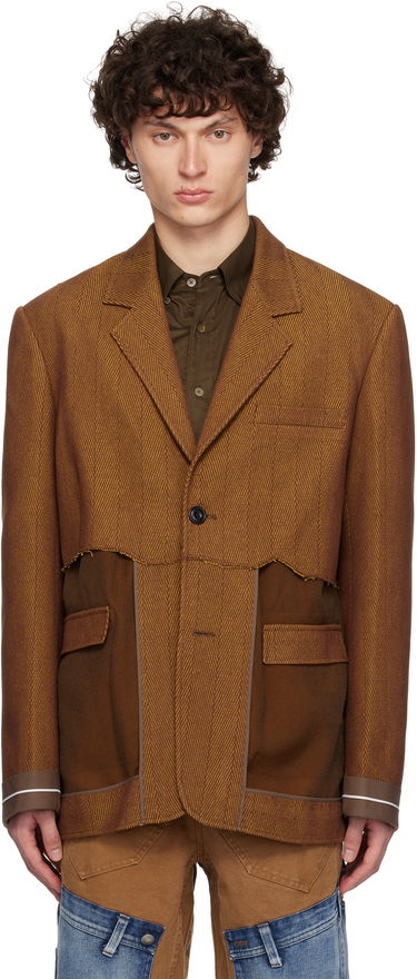 Jakke Andersson Bell Andersson Bell Inside Out Herringbone Blazer Brun | awa699u, 0