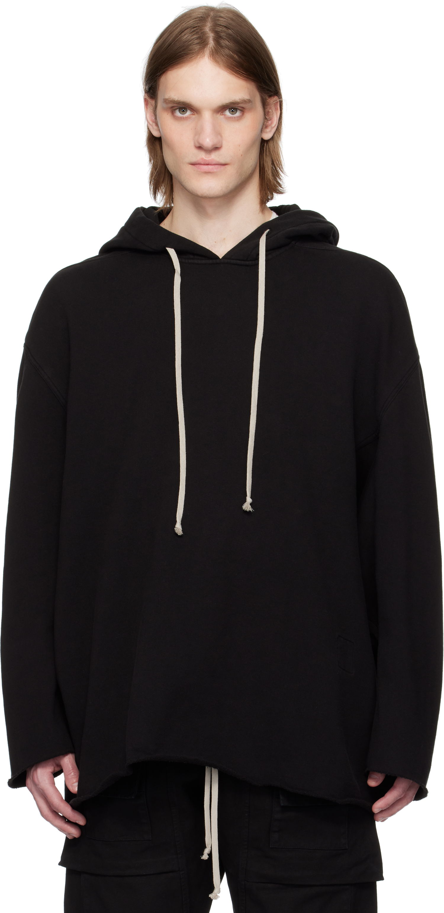Sweatshirt Rick Owens Rick Owens DRKSHDW Peter Hollywood Hoodie Sort | DU01E3280 FP, 0