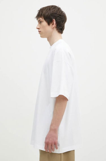 T-shirt VETEMENTS Oval Logo Oversized T-Shirt Hvid | UA66TR605W, 1