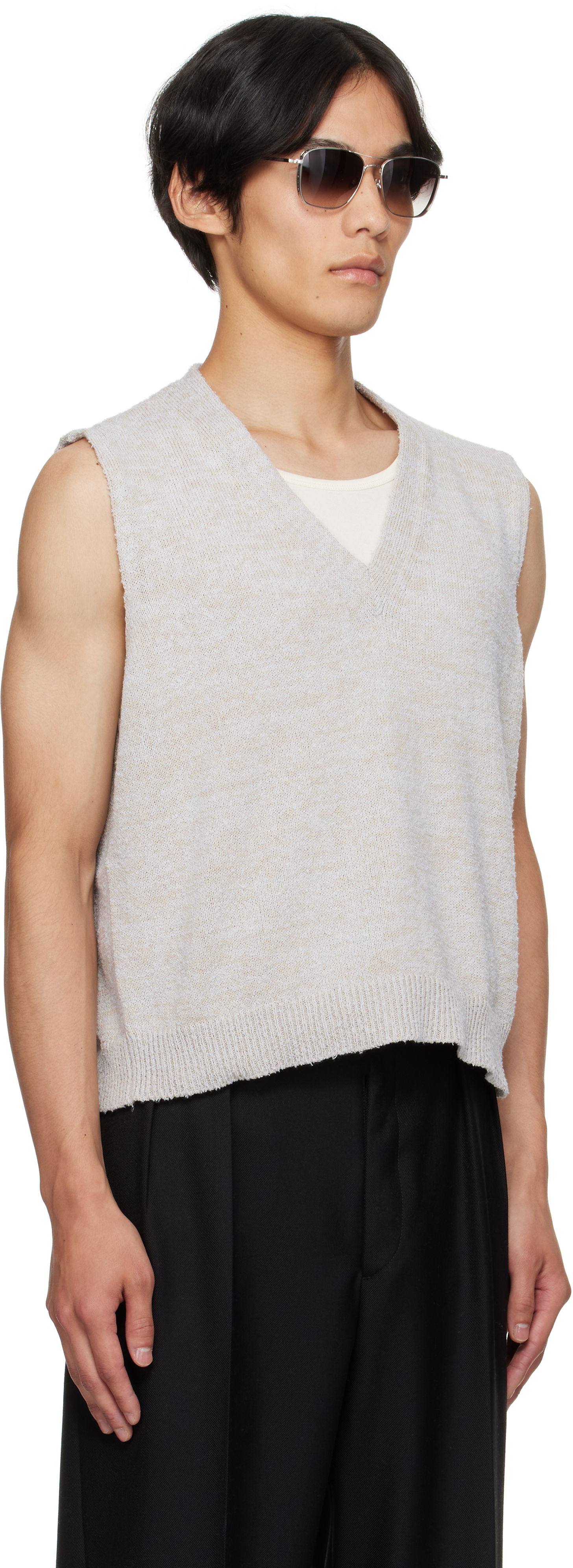 Vest Maison Margiela Maison Margiela Knit Vest Beige | S50FB0115 M13152, 1