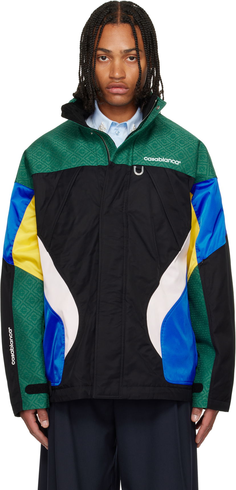 Parka Casablanca Ripstop Montagne Parka Flerfarvet | MPF25-OT-188-01