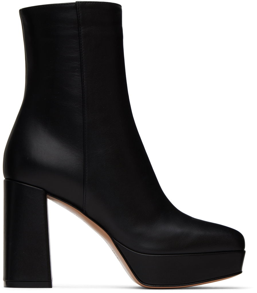 Sneakers og sko Gianvito Rossi Daisen Platform Ankle Boots Sort | G73291.70RIC.VGI, 0