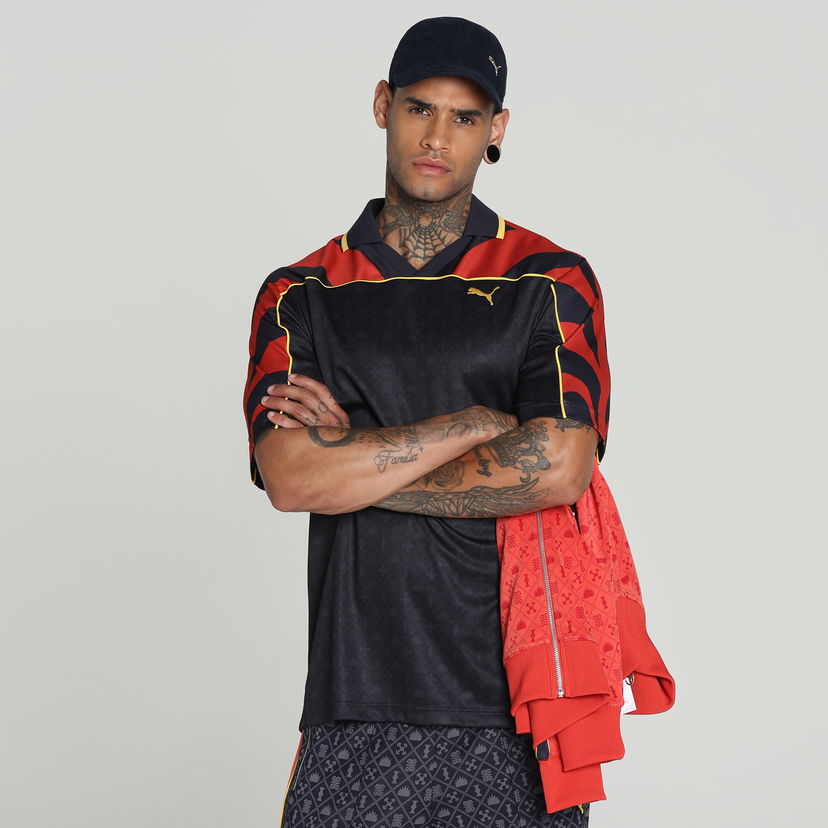 Polo skjorte Puma Road To Unity Loose Fit Graphic Football Jersey Sort | 629619_16