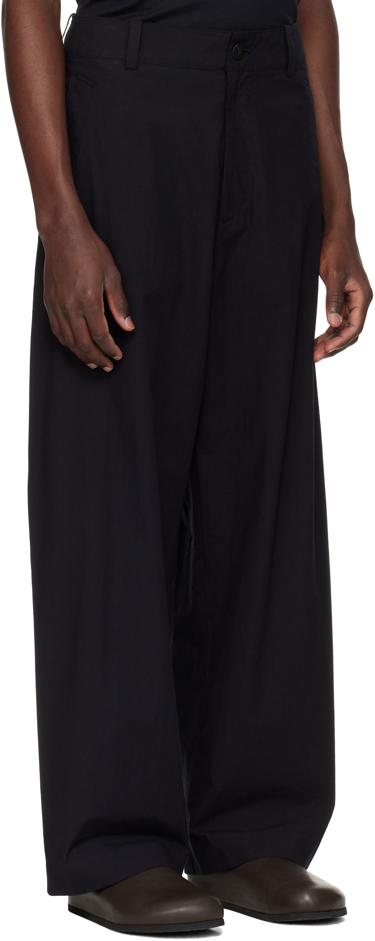 Bukser Studio Nicholson Mura Trousers Sort | MURA SNM - 1361, 1