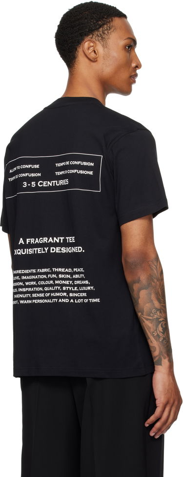 T-shirt Moschino Printed Organic Cotton T-Shirt Sort | 252ZZ070852411555, 2