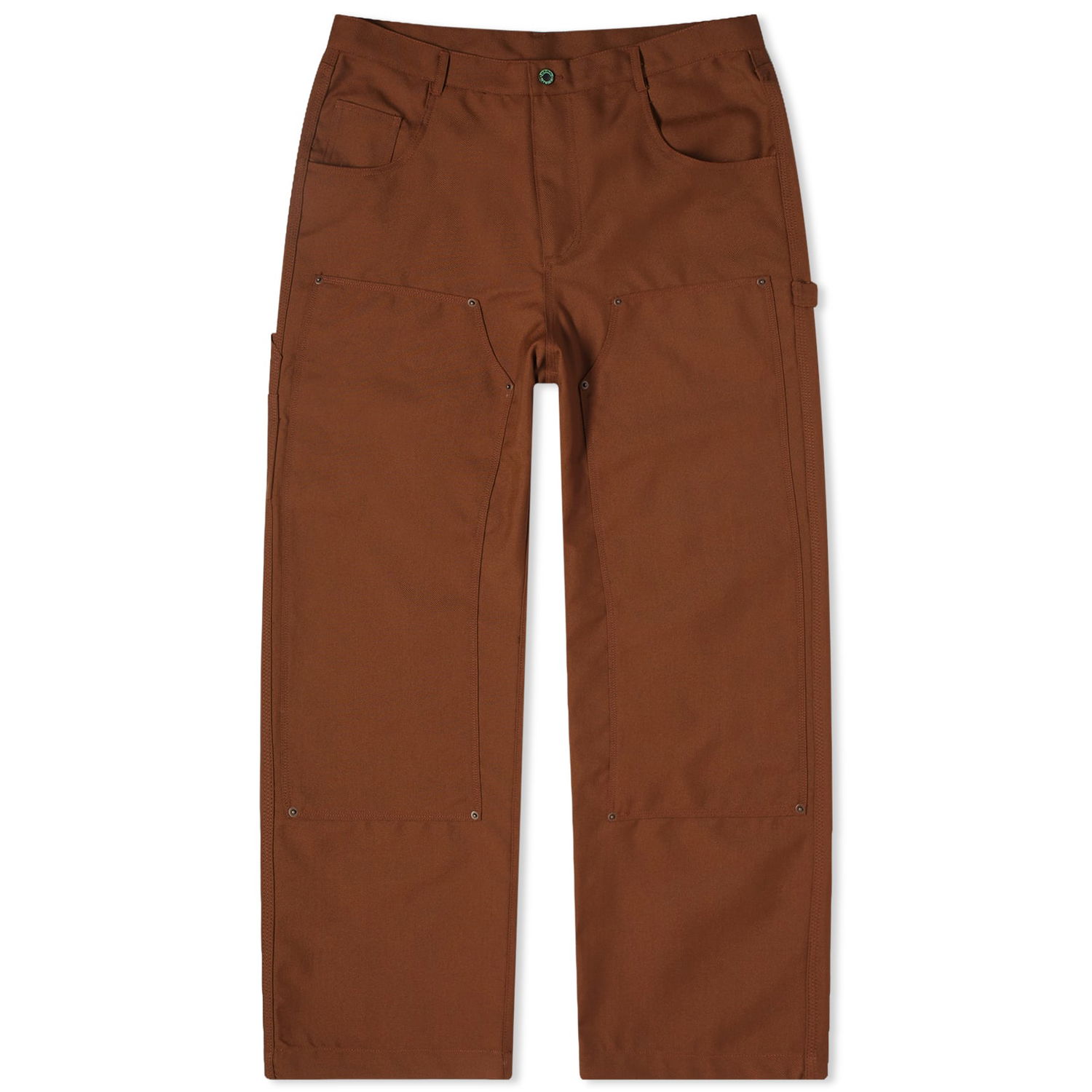 Bukser Brain Dead Brain Dead Serge Wool Double Knee Utility Pants Brun | B12003652BR, 0