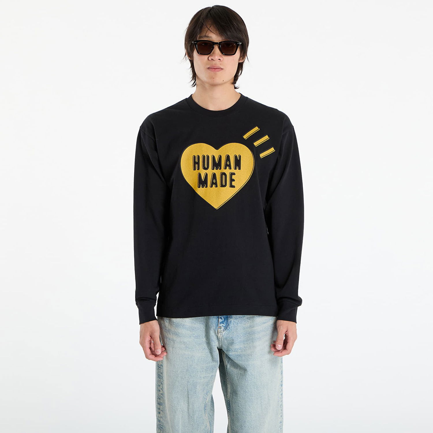 T-shirt Human Made HUMAN MADE Graphic Long Sleeve T-Shirt Sort | HM30CS044BK, 0