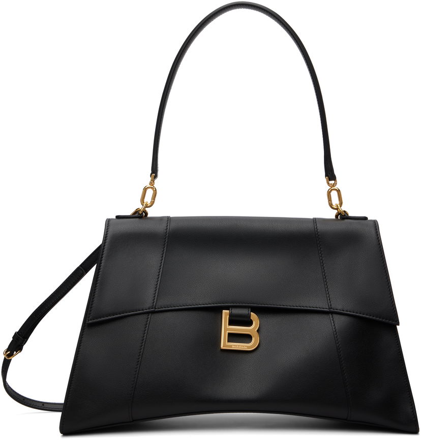 Håndtaske Balenciaga Balenciaga Medium Hourglass Bag Sort | 810733 2ABF9