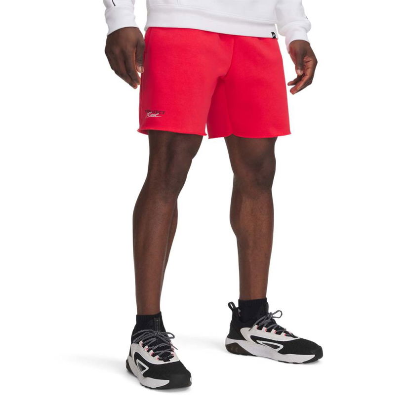 Shorts Under Armour Project Rock Shorts Rød | 1389918-989