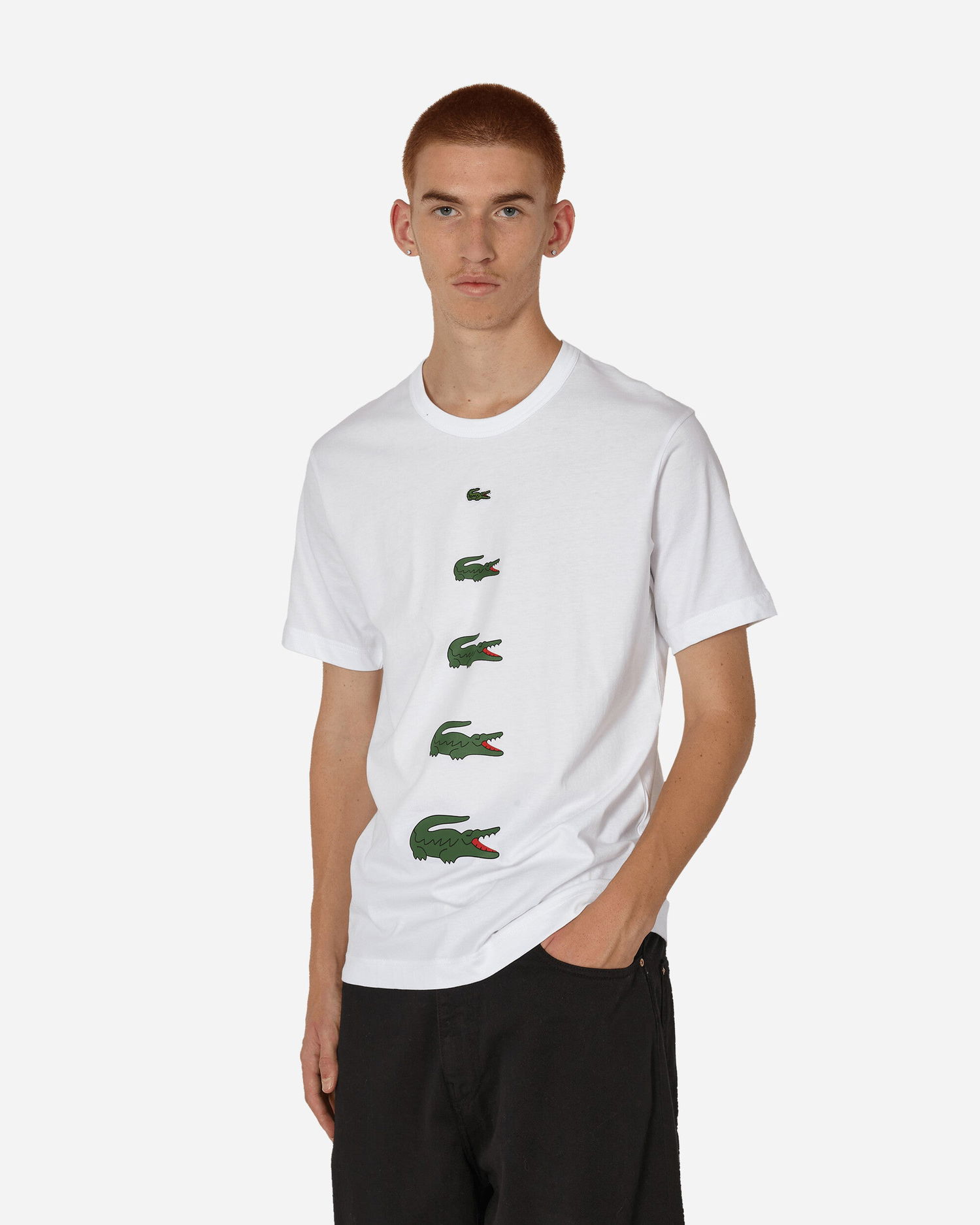 T-shirt Comme des Garçons Lacoste x T-Shirt Hvid | FL-T011-W23  2, 0