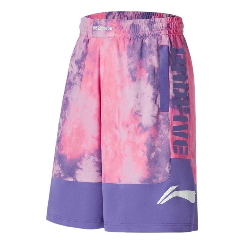Shorts Li-Ning BadFive Logo Basketball Shorts Lilla | AAPS031-2
