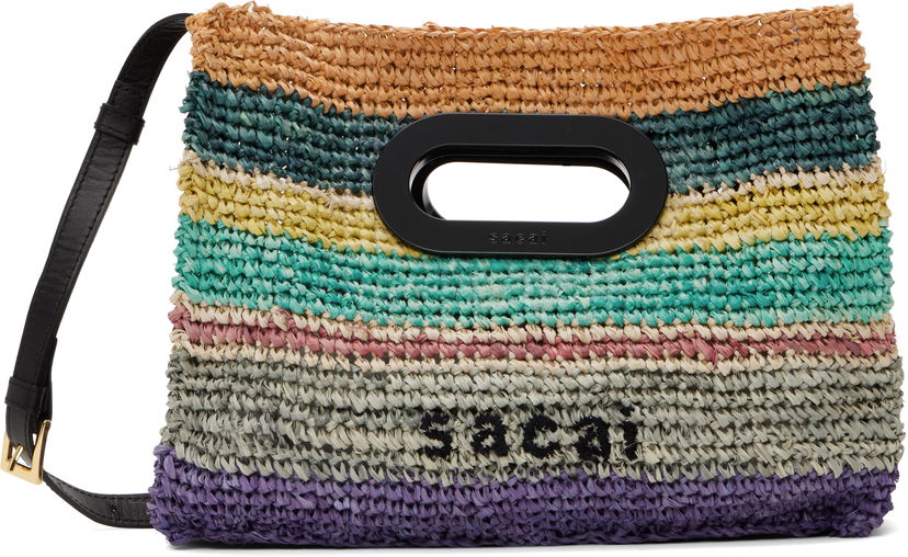 Mulepose sacai Sacai Raffia New Shopper Small Bag Flerfarvet | S149-01