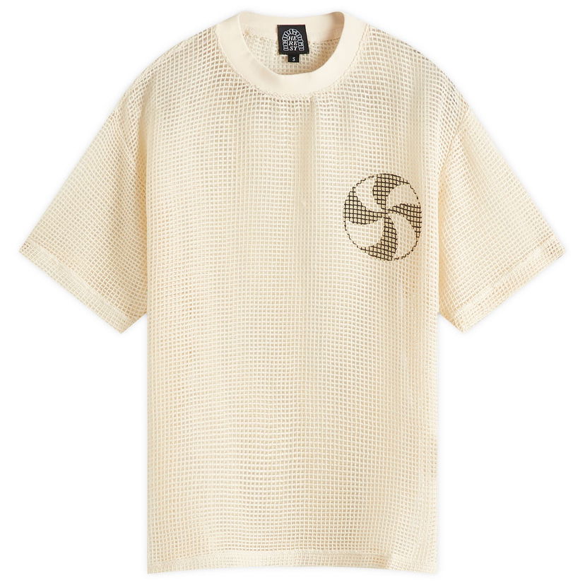 T-shirt Heresy Heresy Mesh T-Shirt Beige | HSS25-T01-ECR