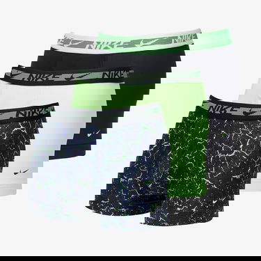 Boksere Nike Ultra Stretch Micro Dri-FIT Boxer 3-Pack Crackle Print/ Lime Blast/ Black Flerfarvet | 000PKE1152-5IM, 0