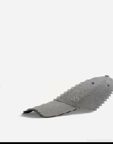 Kasket Dolce & Gabbana Dolce & Gabbana Flannel Baseball Cap with DG Logo Grå | GH897ZFU21QS8291, 3