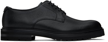 Sneakers og sko Dolce & Gabbana Grained Leather Lace-Up Altavilla Derbys with Chunky Sole Sort | A10852A9P45, 0