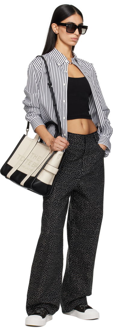 Mulepose Marc Jacobs Marc Jacobs 'The Tote Bag' Leather Medium Tote Beige | H007L01RE22, 3