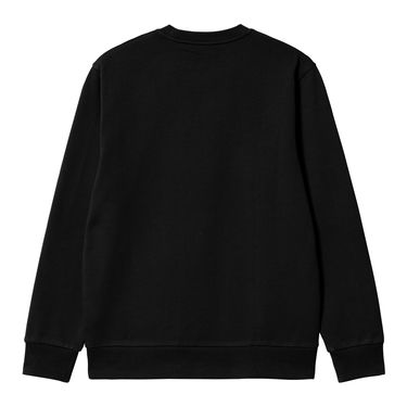 Sweater Carhartt WIP Script Embroidery Crewneck Sort | I032692_0D2_XX, 5