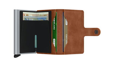 Tegnebog Secrid Miniwallet Vintage Grå | MV-Cognac-Silver, 3