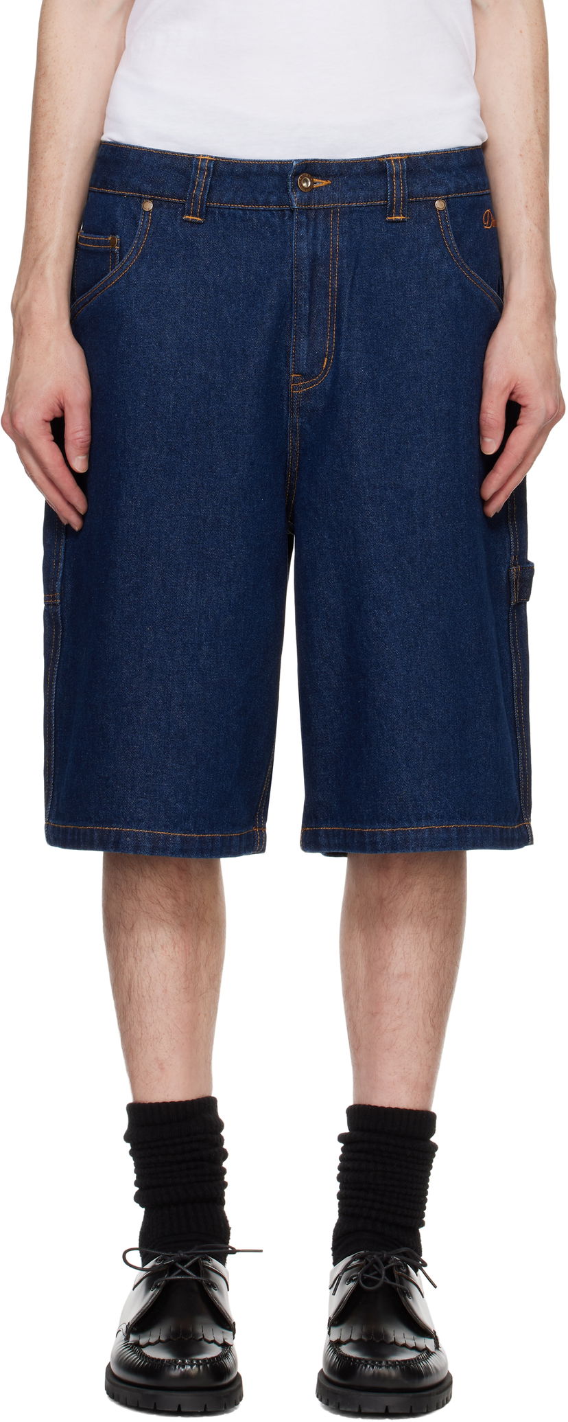 Shorts Dime Classic Denim Shorts Blå | DIMEFA2452IND