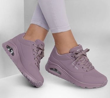 Sneakers og sko Skechers Uno Lilla | 73690-DKMV, 1