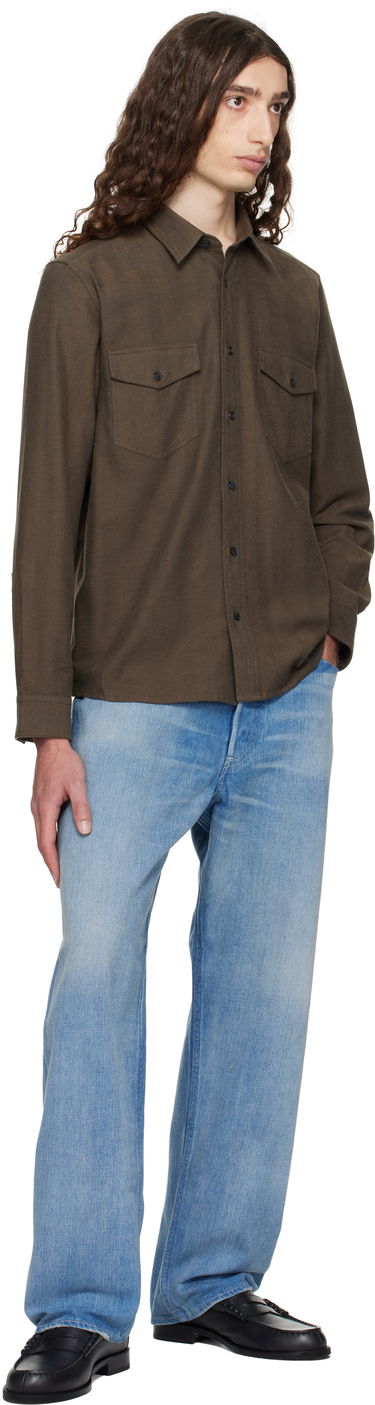 Skjorte BOSS Hugo Flap Pocket Shirt Grøn | 50545396, 3