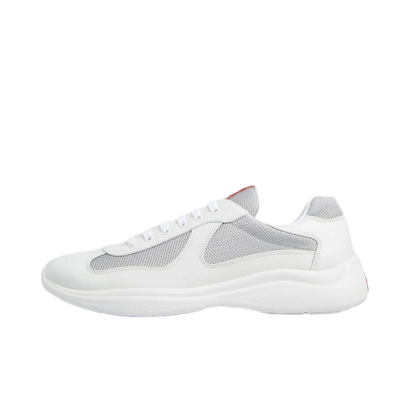 Sneakers og sko Prada America's Cup White Silver Hvid | 4E3400-6GW-F0J36