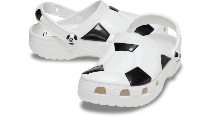 Badetøj Crocs Toddler Classic Soccer Clogs Hvid | 210023-103, 1