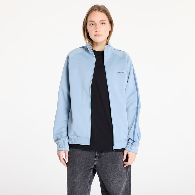 Sweatshirt Carhartt WIP Sweatshirt Bolan Jacket UNISEX Dusty Ice/ Positano S Turkis | I033926.2JNXX